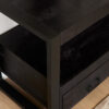 STF-809_1 Tv meubel Boaz Zwart Mangohout 100 cm - Image 2
