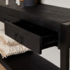 STF-819_1 Sidetable Boaz Zwart Mangohout 150 cm - Image 2