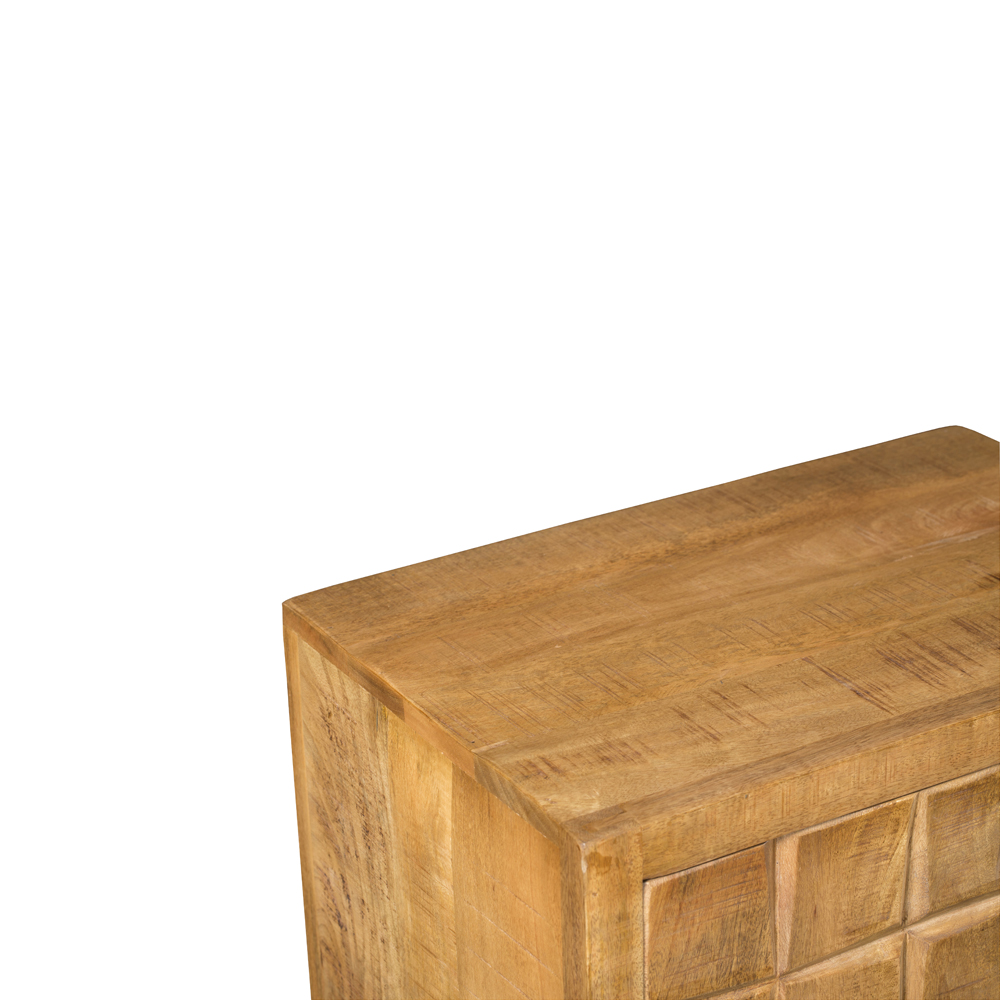 Kabinet Brandy Naturel Mangohout 60 cm - Image 7