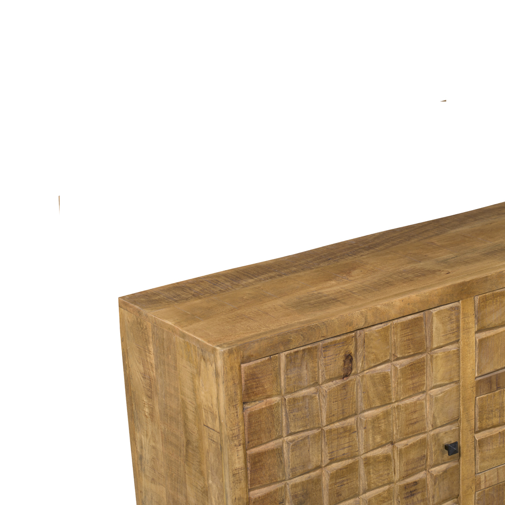 Dressoir Brandy Naturel Mangohout 160 cm - Image 8