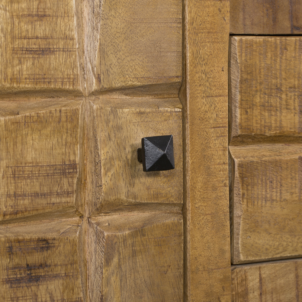 Dressoir Brandy Naturel Mangohout 160 cm - Image 9