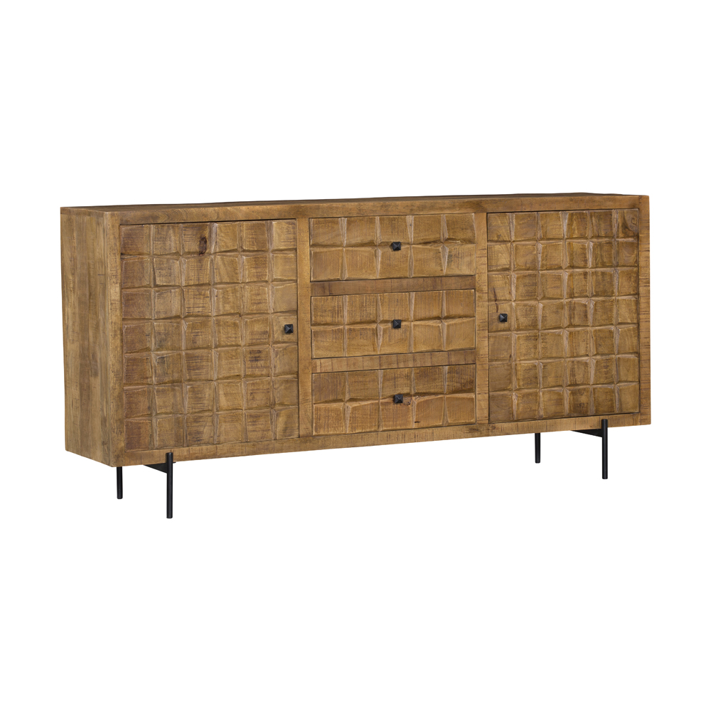 Dressoir Brandy Naturel Mangohout 160 cm - Image 5