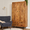 STF-13539_0 Kabinet Brandy Naturel Mangohout 100 cm - Image 1