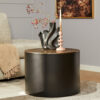 Salontafel Fiore Zwart Aluminium 60 cm - Image 1