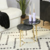 Salontafel set Caly Zwart Marmer 45 cm - Image 1