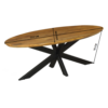 STF-13542_8 Ovale eettafel Brandy Naturel Mangohout 180 cm - Image 9