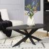 STF-7188_0 Salontafel New York Zwart Mangohout 130 cm - Image 1