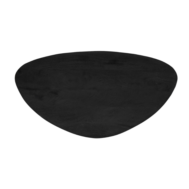 Salontafel New York Zwart Mangohout 130 cm - Image 5
