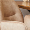 Draaibare Eetkamerstoel Nova Beige Velvet - Image 4