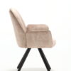 Draaibare Eetkamerstoel Nova Beige Velvet - Image 12
