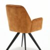 Draaibare Eetkamerstoel Nova Goud Velvet - Image 11