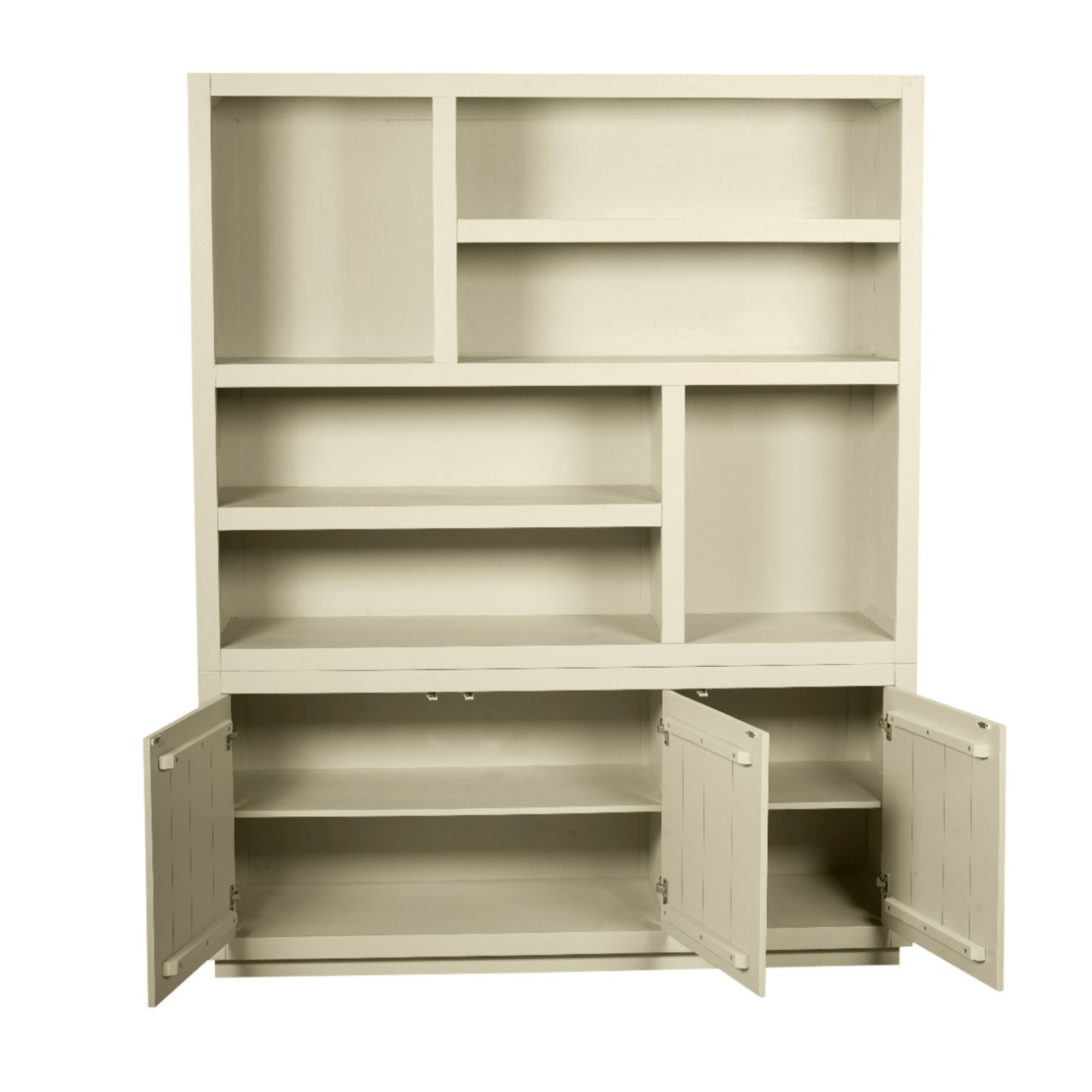 Vakkenkast Brussel XL Zand Mangohout 160 cm - Image 8
