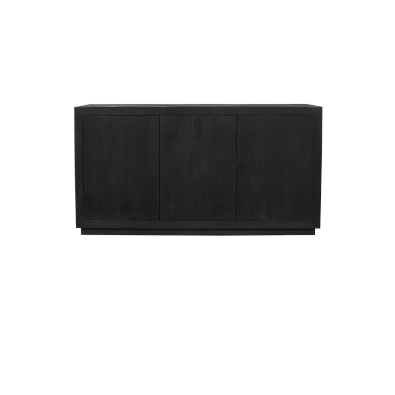 Dressoir Brussel Zwart Mangohout 150 cm - Image 6