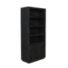 STF-4205_5 Boekenkast Brussel Zwart Mangohout 90 cm - Image 6