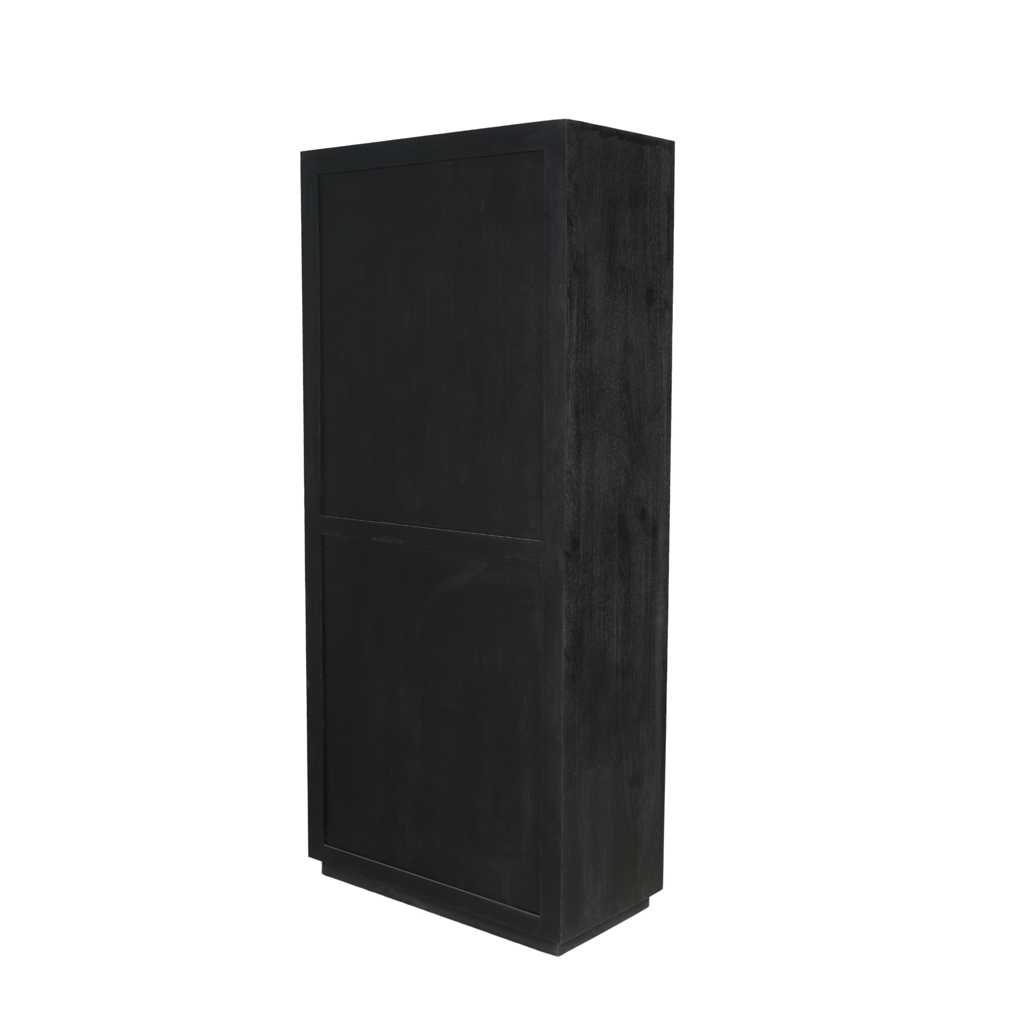 STF-4205_8 Boekenkast Brussel Zwart Mangohout 90 cm - Image 9