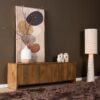 STF-6610_0 Tv meubel Tense Naturel Mangohout 150 cm - Image 1