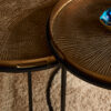STF-2373_1 Ronde salontafel set Julie Brons Aluminium 79 cm - Image 2