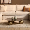 STF-2375_0 Ronde salontafel Ziva Goud Aluminium 90 cm - Image 1