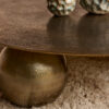 STF-2375_1 Ronde salontafel Ziva Goud Aluminium 90 cm - Image 2