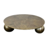 STF-2375_3 Ronde salontafel Ziva Goud Aluminium 90 cm - Image 4