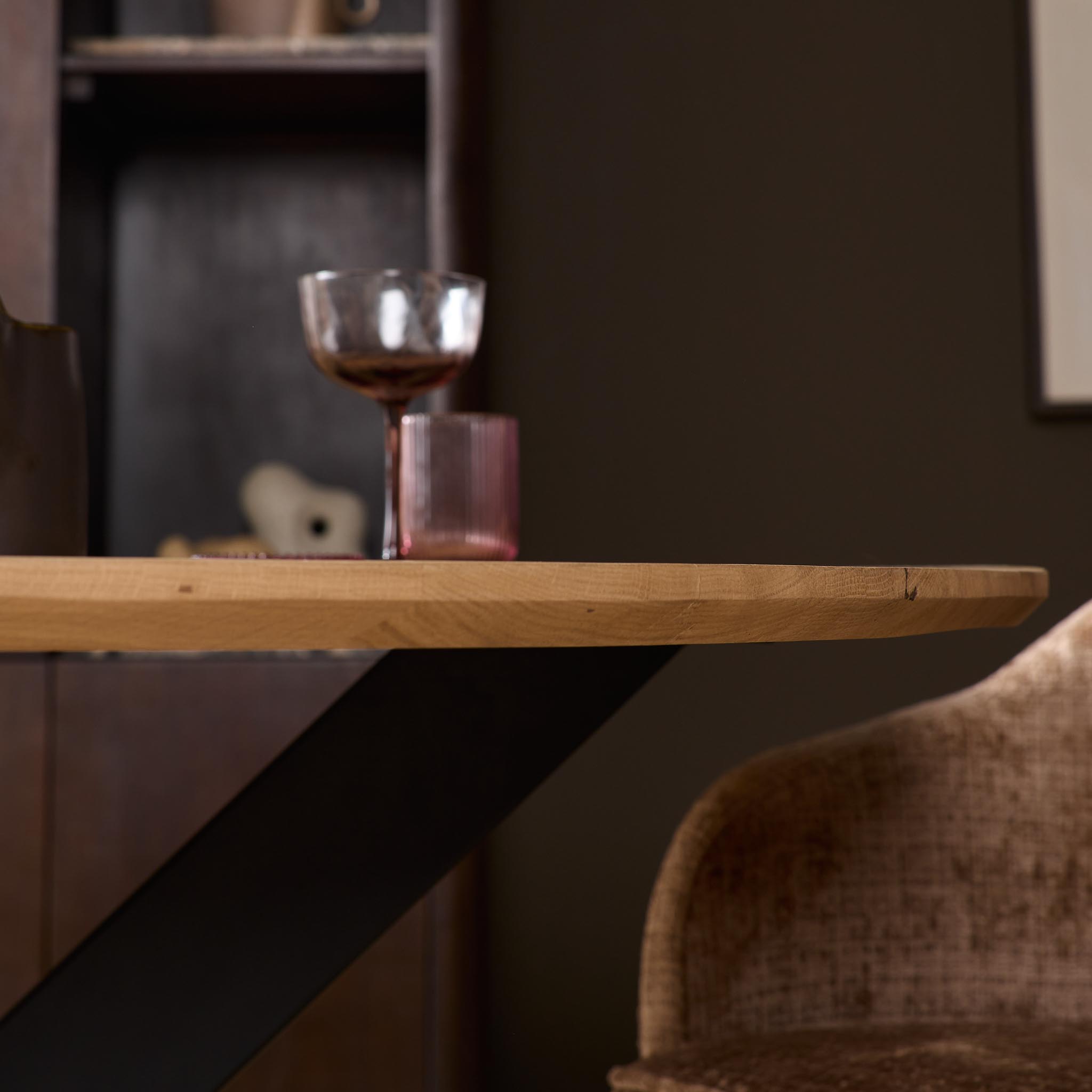 Ronde eettafel Ferris Naturel Eikenhout 110 cm - Image 3