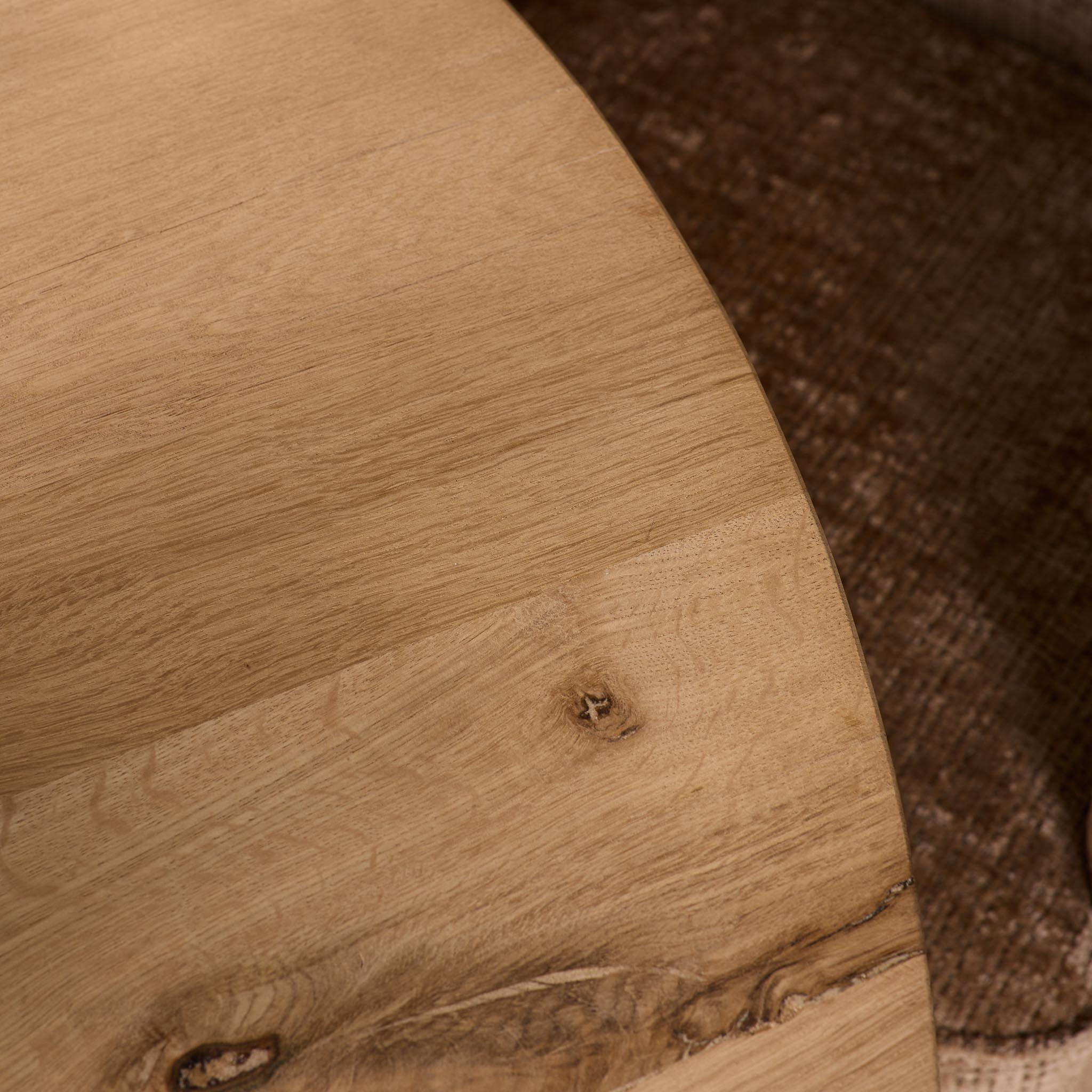 Ronde eettafel Ferris Naturel Eikenhout 110 cm - Image 4