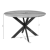 Ronde eettafel Ferris Naturel Eikenhout 150 cm - Image 19