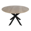 STF-2101_7 Ronde eettafel Ferris Naturel Eikenhout 110 cm - Image 8