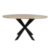 STF-2101_8 Ronde eettafel Ferris Naturel Eikenhout 110 cm - Image 9