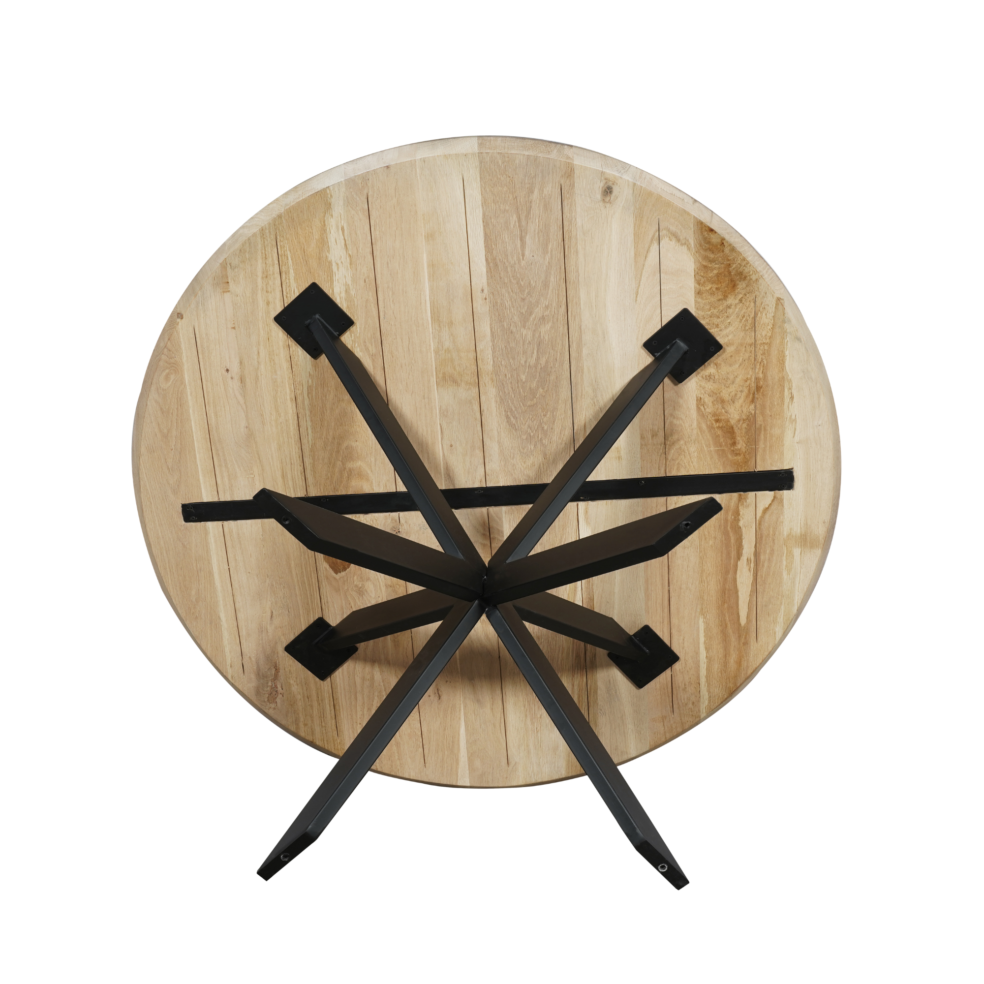 Ronde eettafel Ferris Naturel Eikenhout 110 cm - Image 14