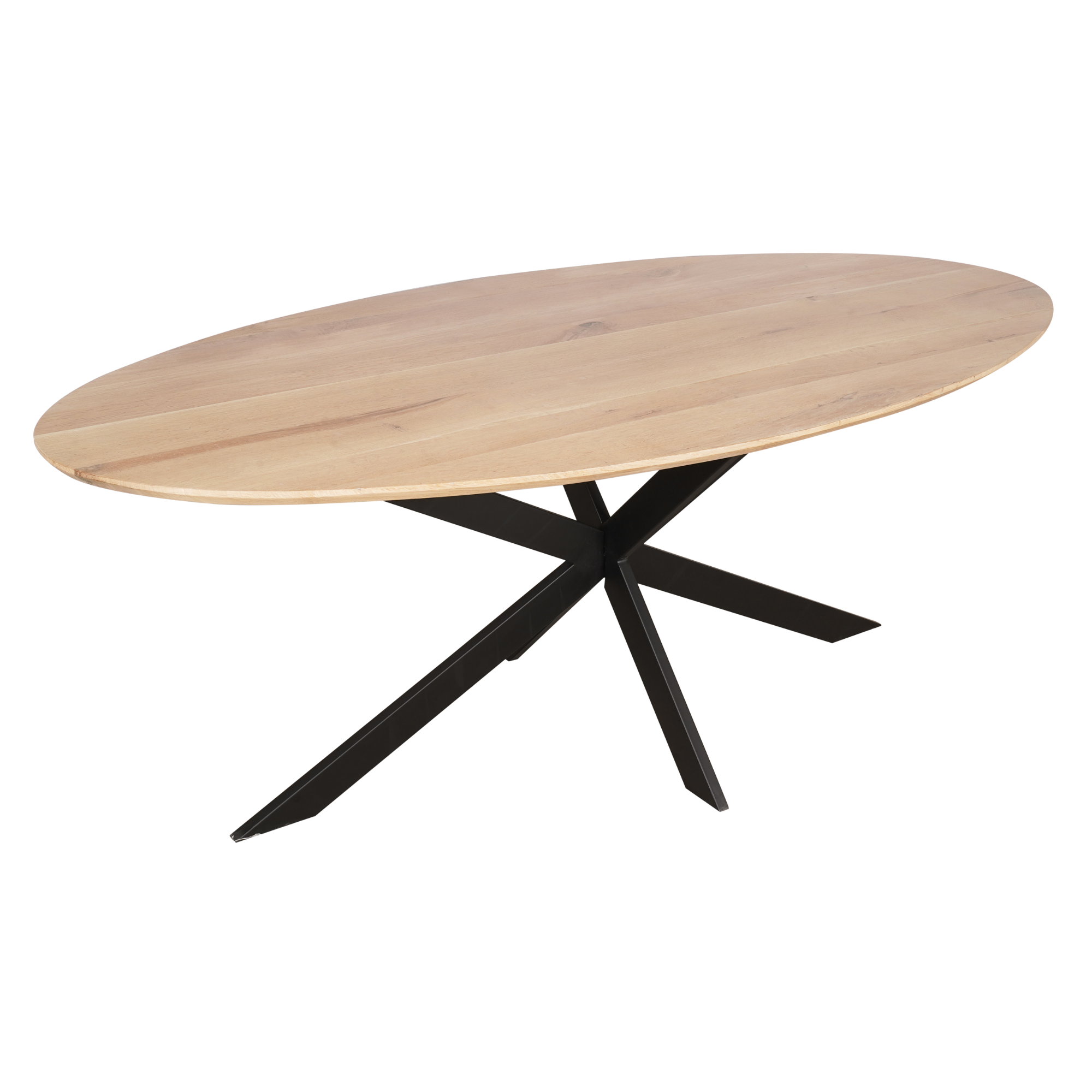 Ovale eettafel Ferris Naturel Eikenhout 210 cm - Image 4