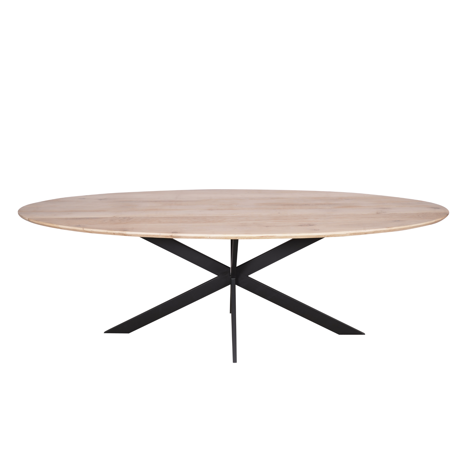 Ovale eettafel Ferris Naturel Eikenhout 210 cm - Image 2