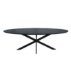 STF-2112_8 Ovale eettafel Ferris Zwart Eikenhout 210 cm - Image 9