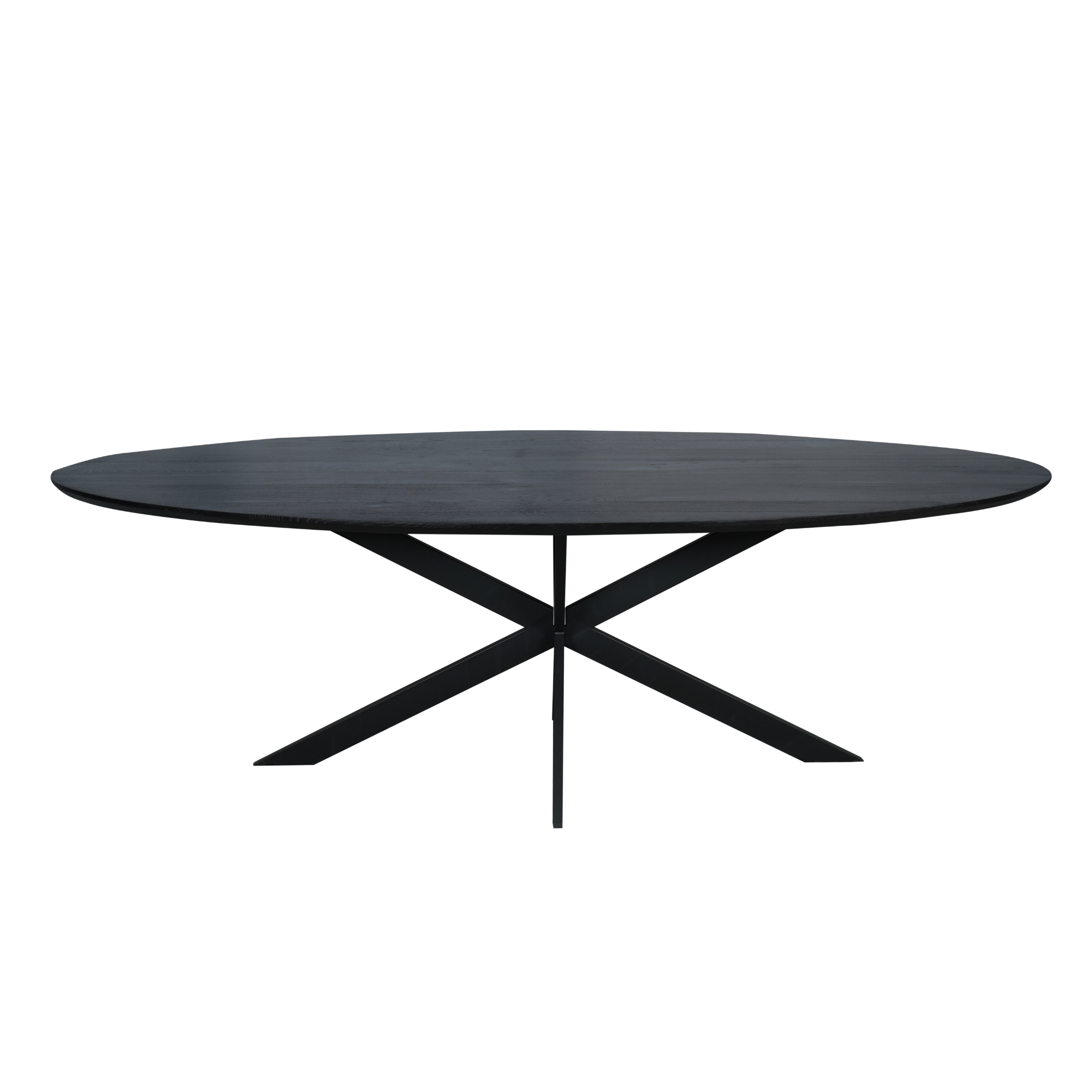 Ovale eettafel Ferris Zwart Eikenhout 210 cm - Image 9
