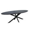 STF-2112_9 Ovale eettafel Ferris Zwart Eikenhout 210 cm - Image 10