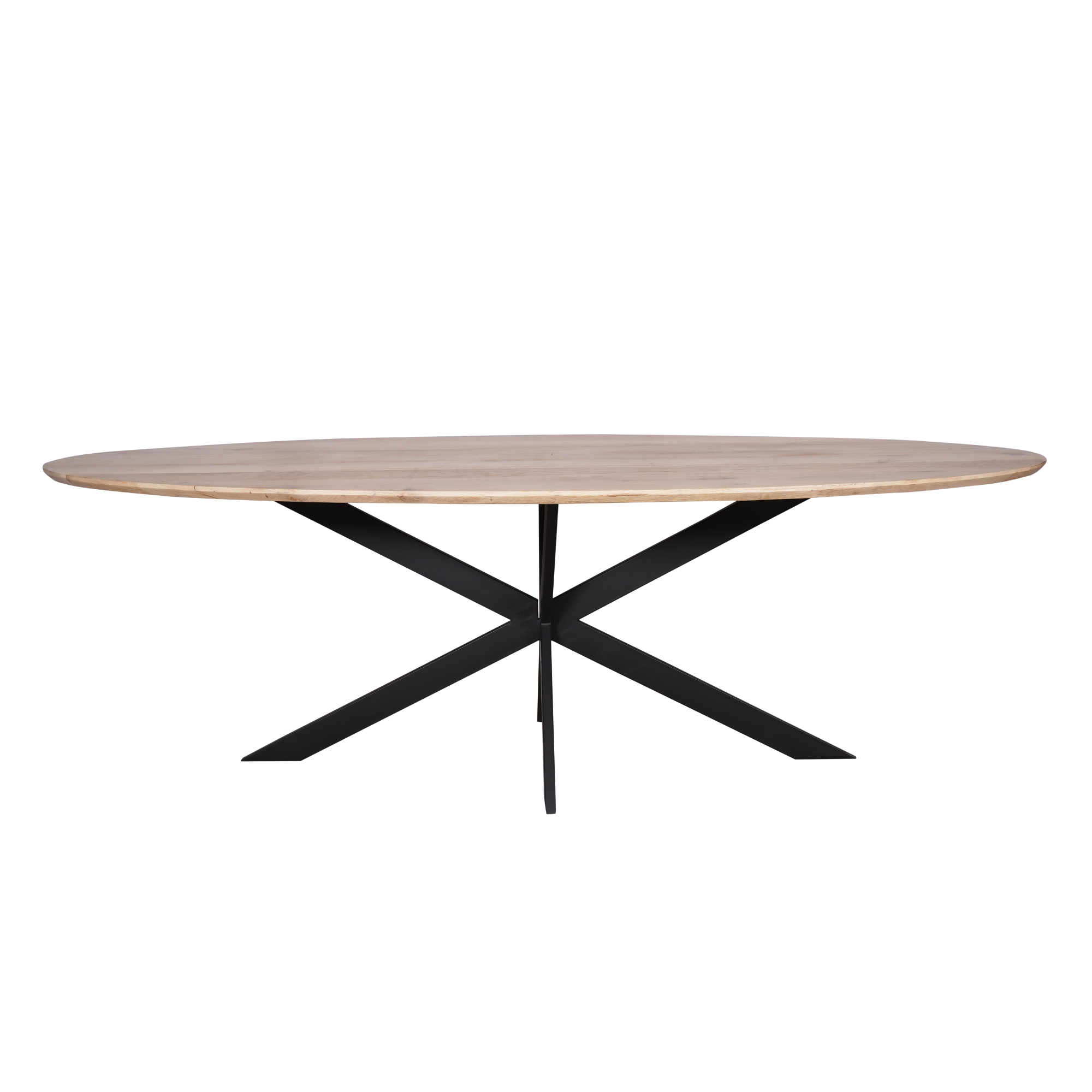 Ovale eettafel Ferris Naturel Eikenhout 240 cm - Image 4