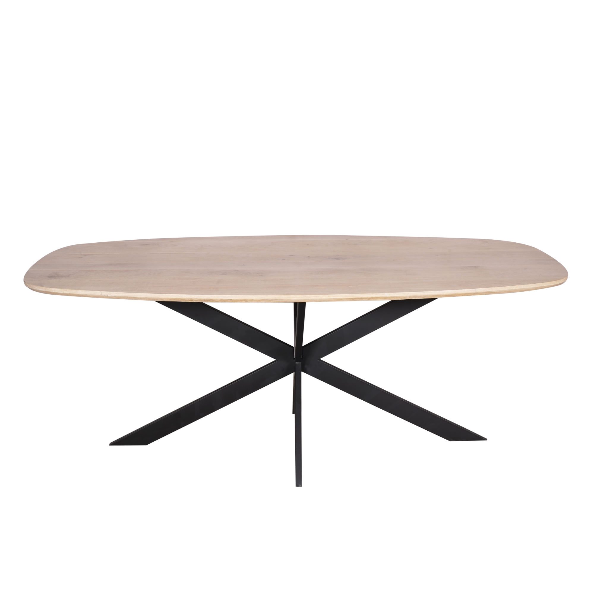 Deens ovale eettafel Ferris Naturel Eikenhout 200 cm - Image 6