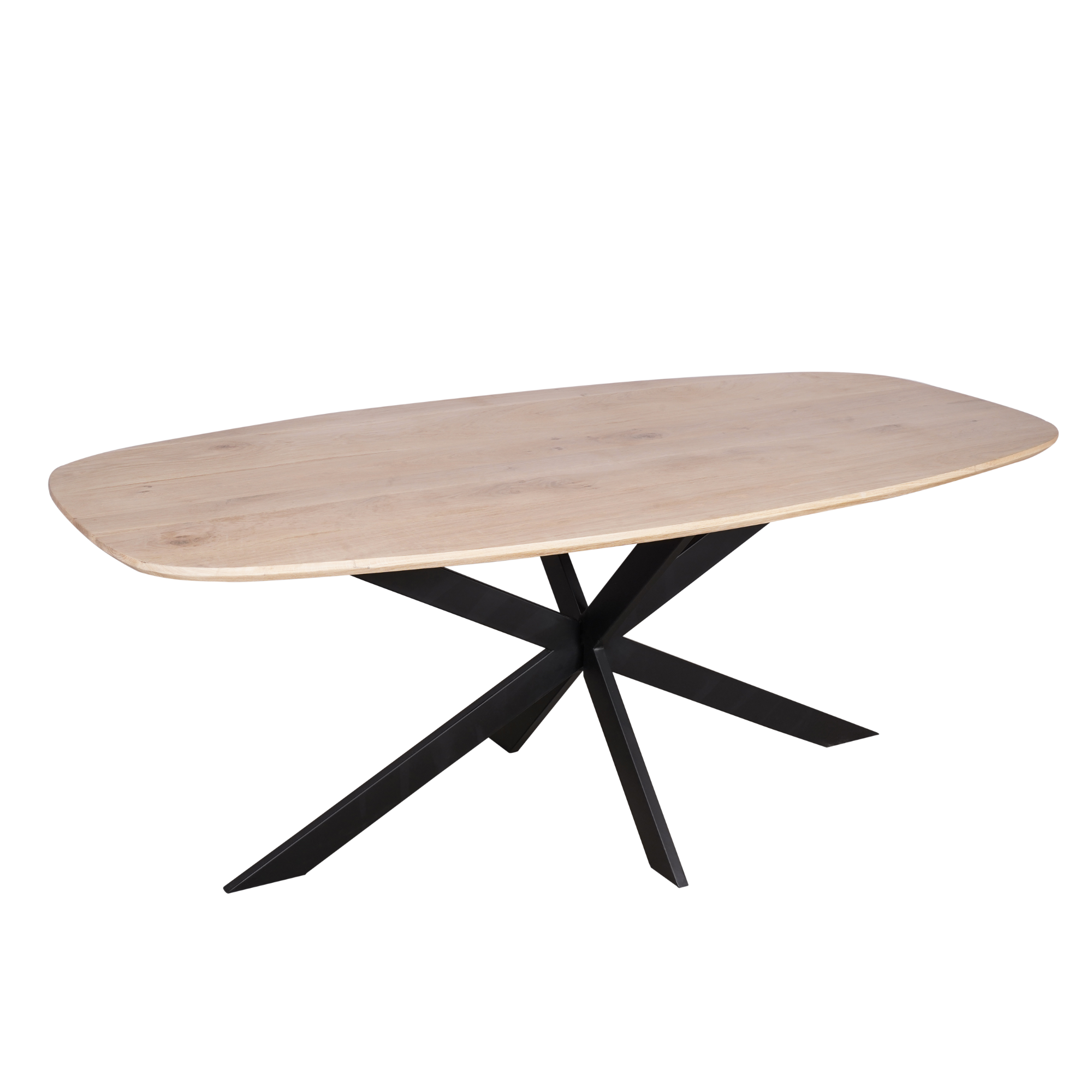 Deens ovale eettafel Ferris Naturel Eikenhout 200 cm - Image 8