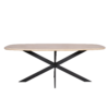 STF-2116_4 Deens ovale eettafel Ferris Naturel Eikenhout 200 cm - Image 5
