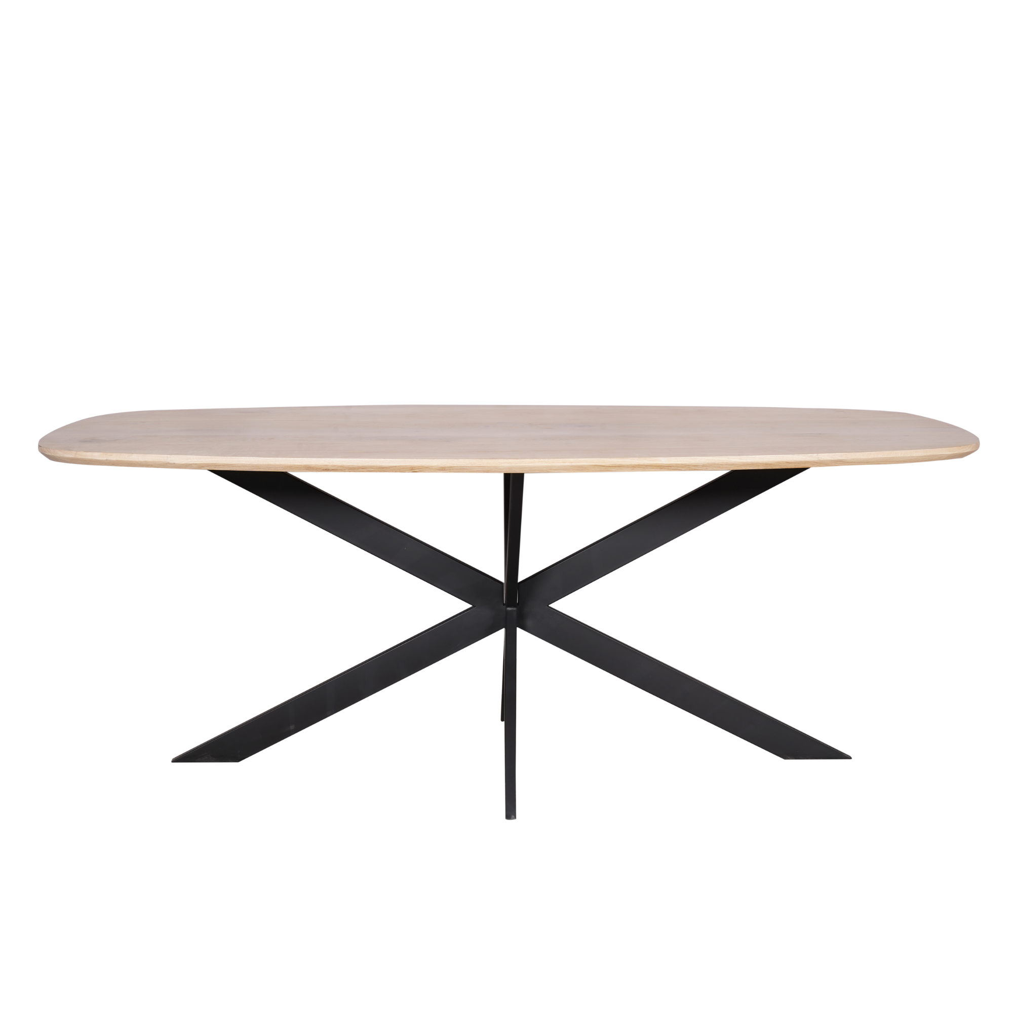 Deens ovale eettafel Ferris Naturel Eikenhout 200 cm - Image 5
