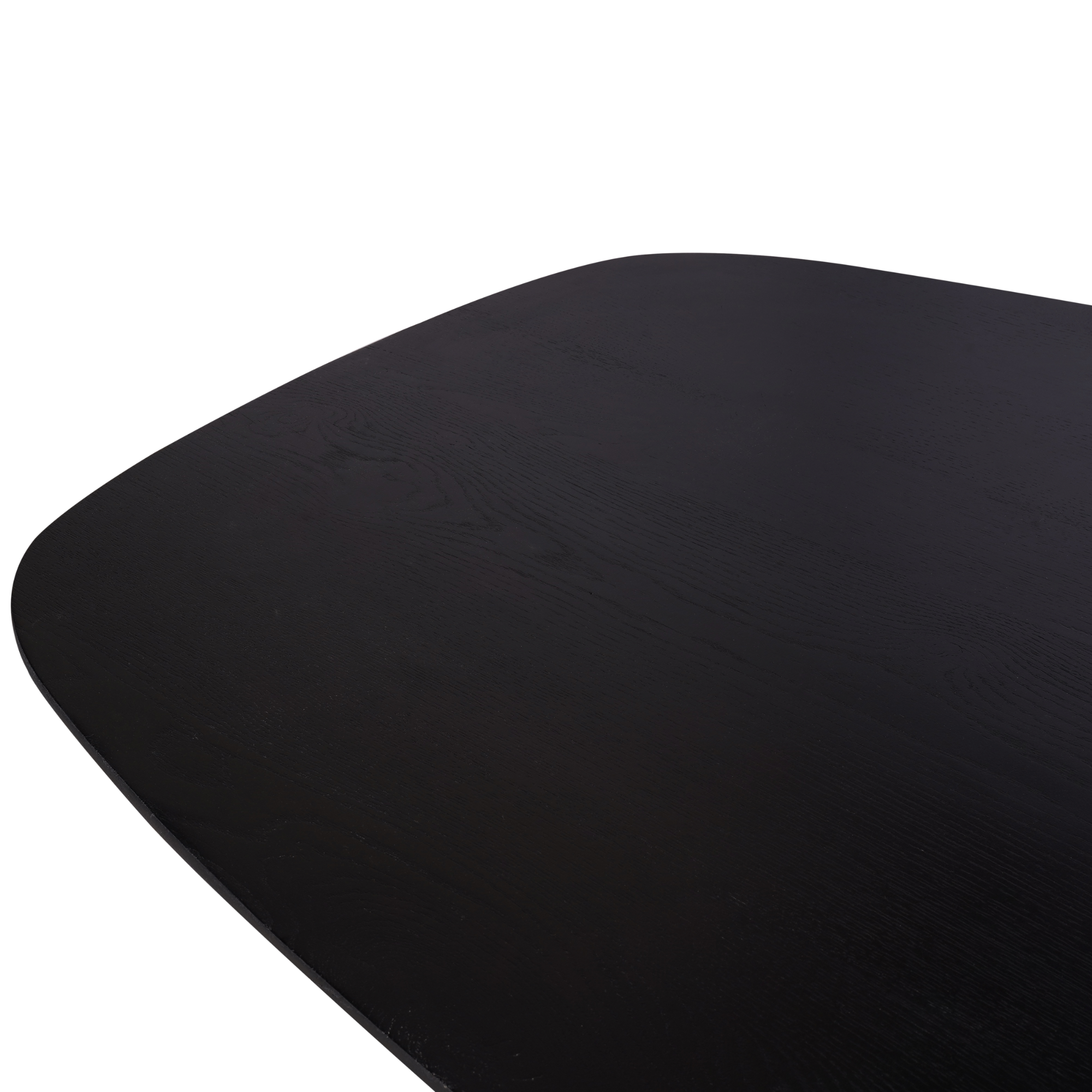 STF-2118_7 Deens ovale eettafel Ferris Zwart Eikenhout 200 cm - Image 8