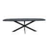 STF-2118_9 Deens ovale eettafel Ferris Zwart Eikenhout 200 cm - Image 10