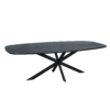 STF-2118_10 Deens ovale eettafel Ferris Zwart Eikenhout 200 cm - Image 11