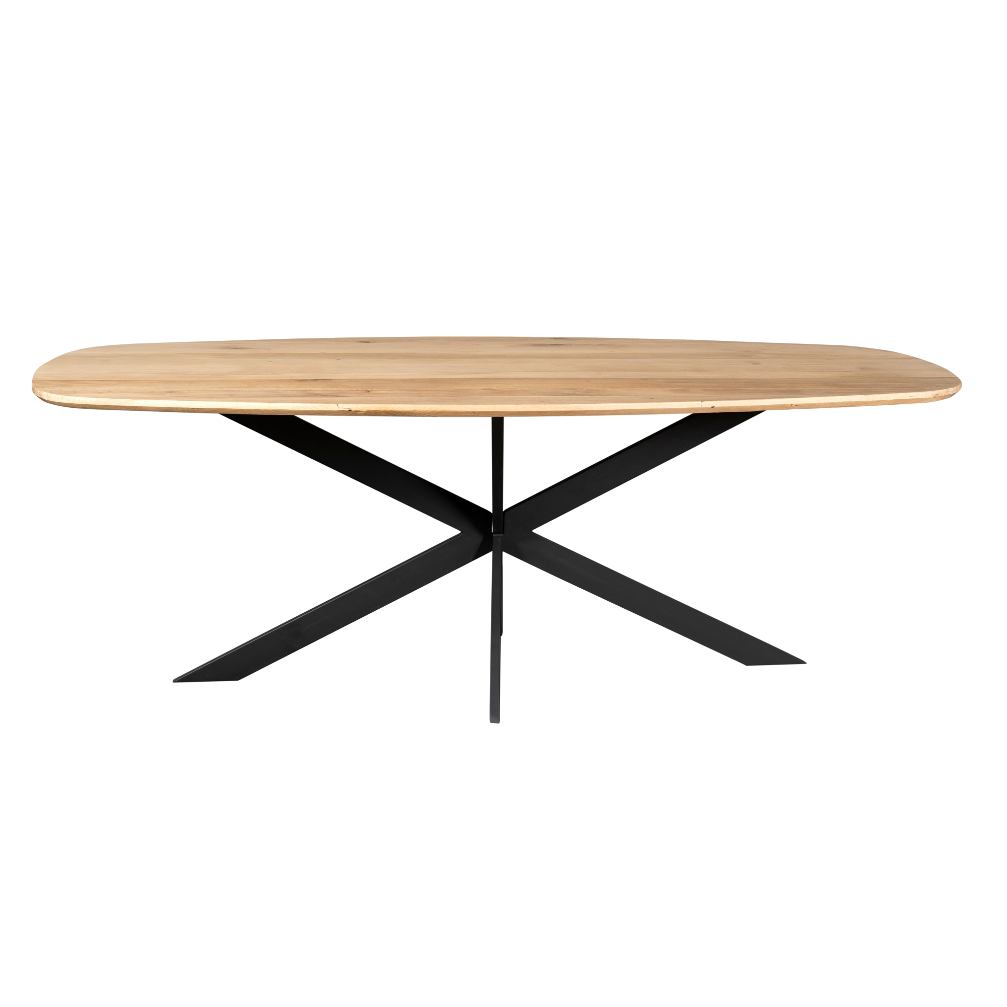 Deens ovale eettafel Ferris Naturel Eikenhout 240 cm - Image 3