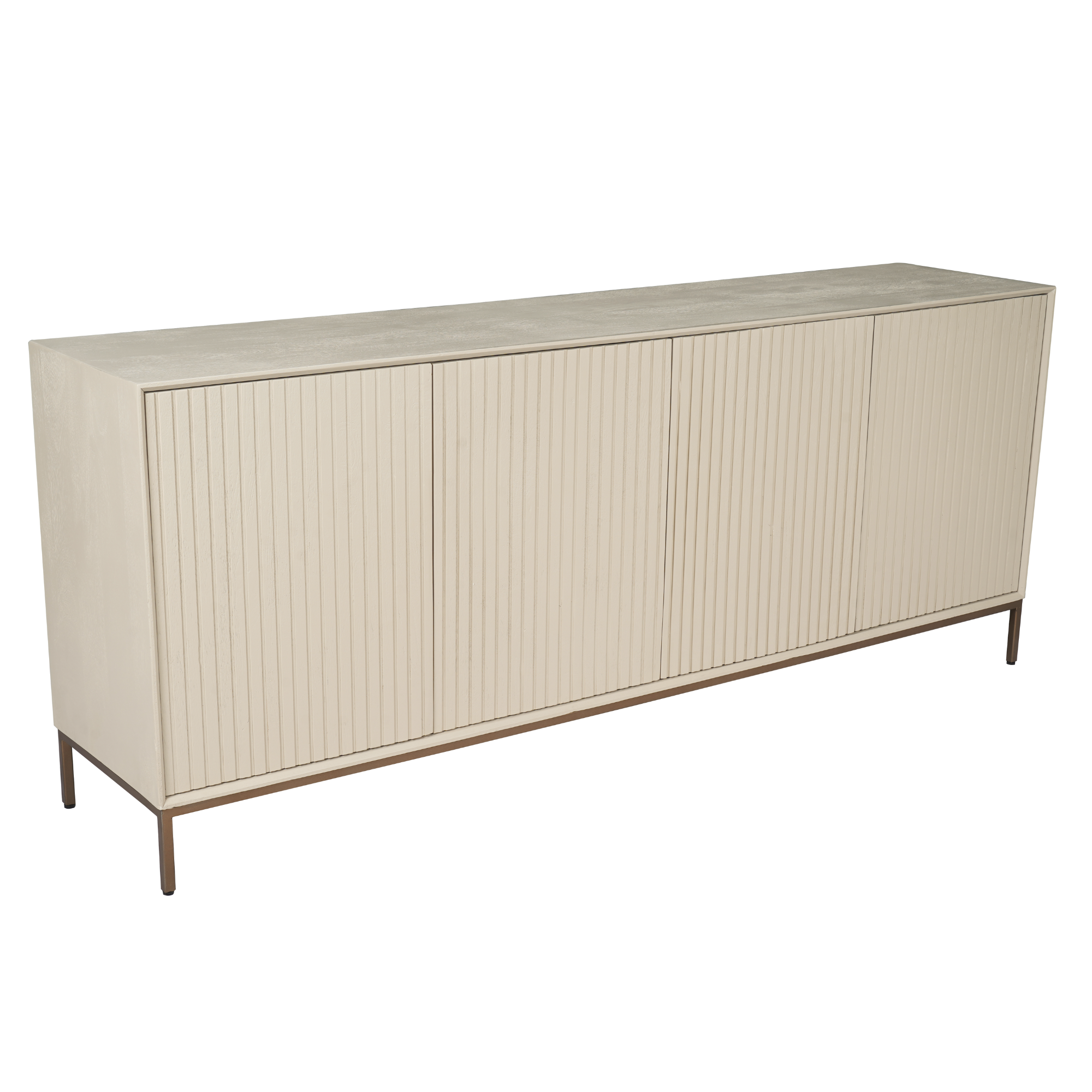 STF-3605_6 Dressoir Madison Zand Mangohout 210 cm - Image 7