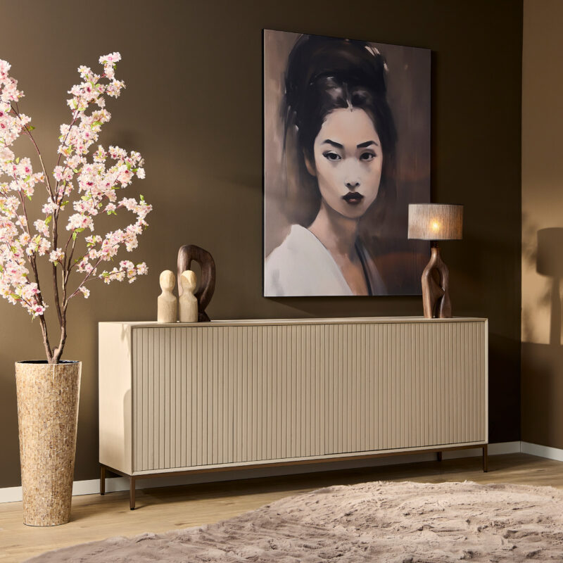 Dressoir Madison Zand Mangohout 210 cm - Image 1