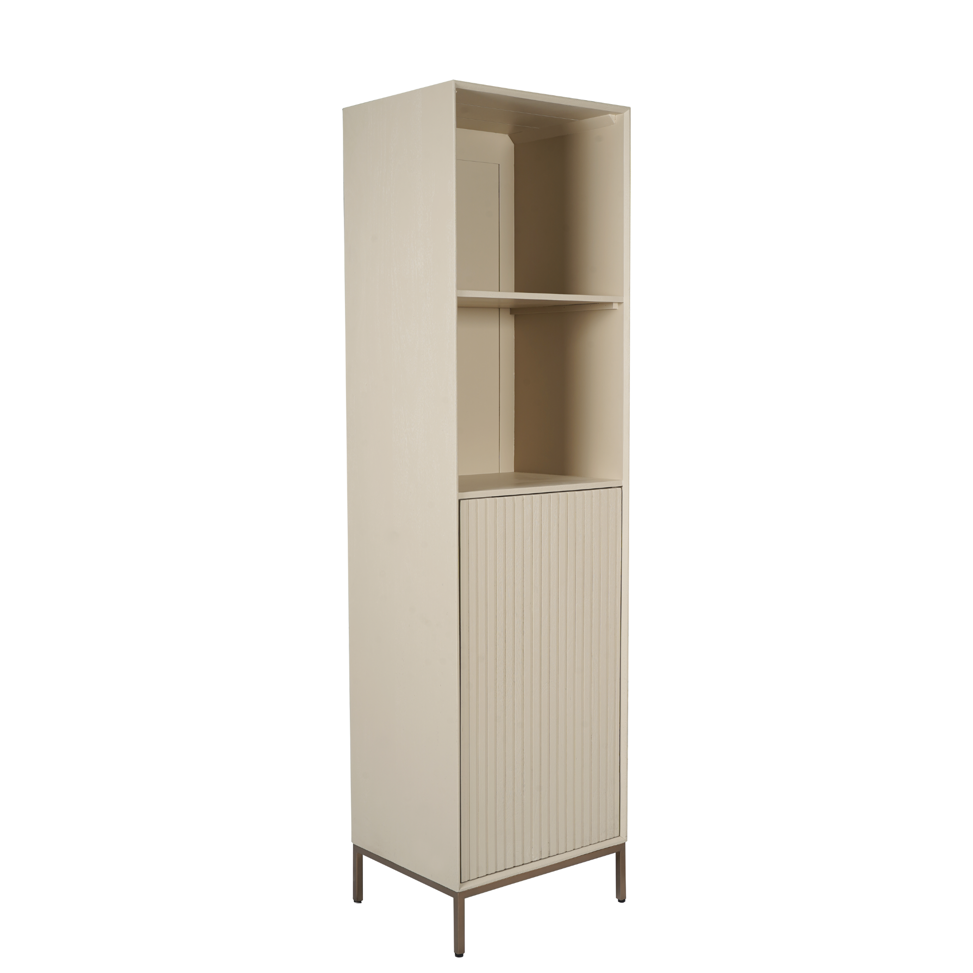 Boekenkast Madison Zand Mangohout 55 cm - Image 6