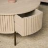 STF-3610_2 Ronde salontafel Madison Zand Mangohout 80 cm - Image 3