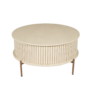 Ronde salontafel Madison Zand Mangohout 80 cm - Image 5