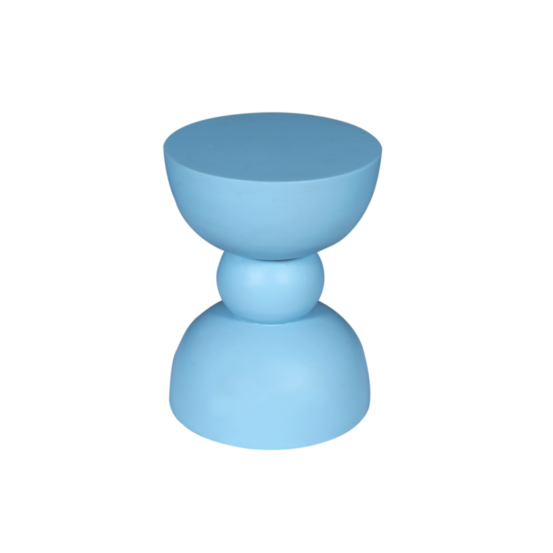 Bijzettafel Jon Blauw Mangohout 30 cm - Image 2